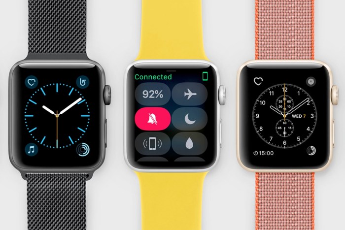 Apple Watch battery life comparison